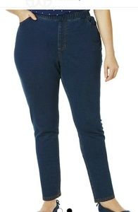 Catherines Knit Jean Pull On- Size 2XWP=22/24WP